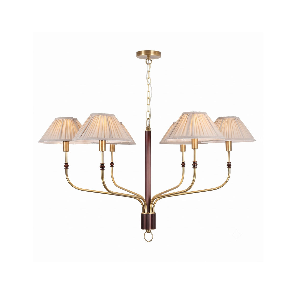 Laurent Pleated Chandelier