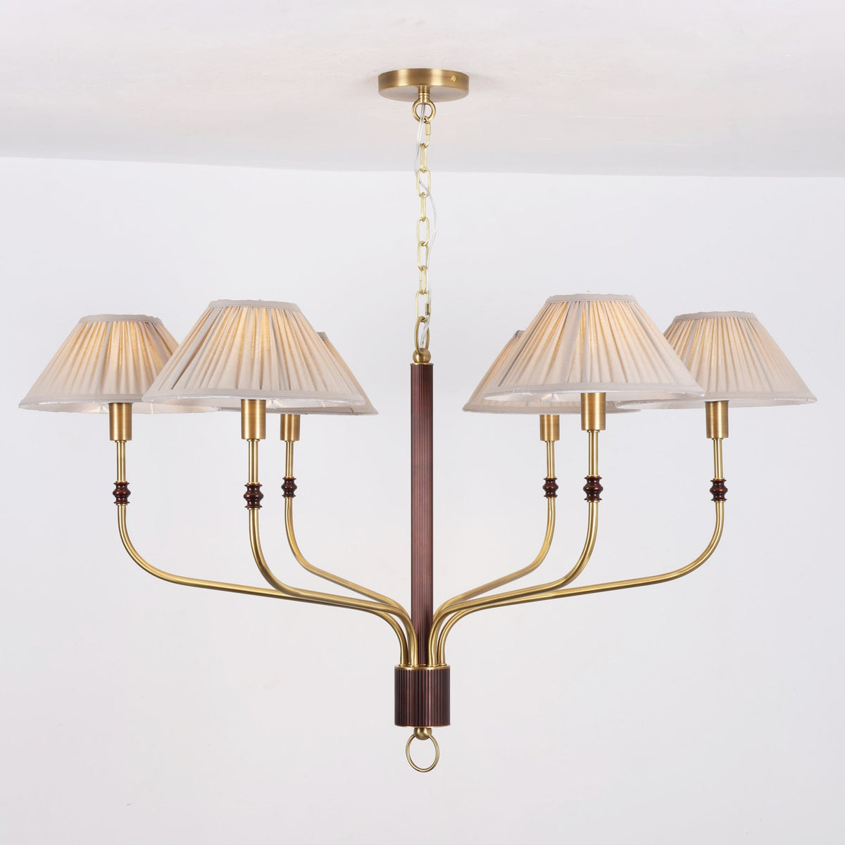 Laurent Pleated Chandelier