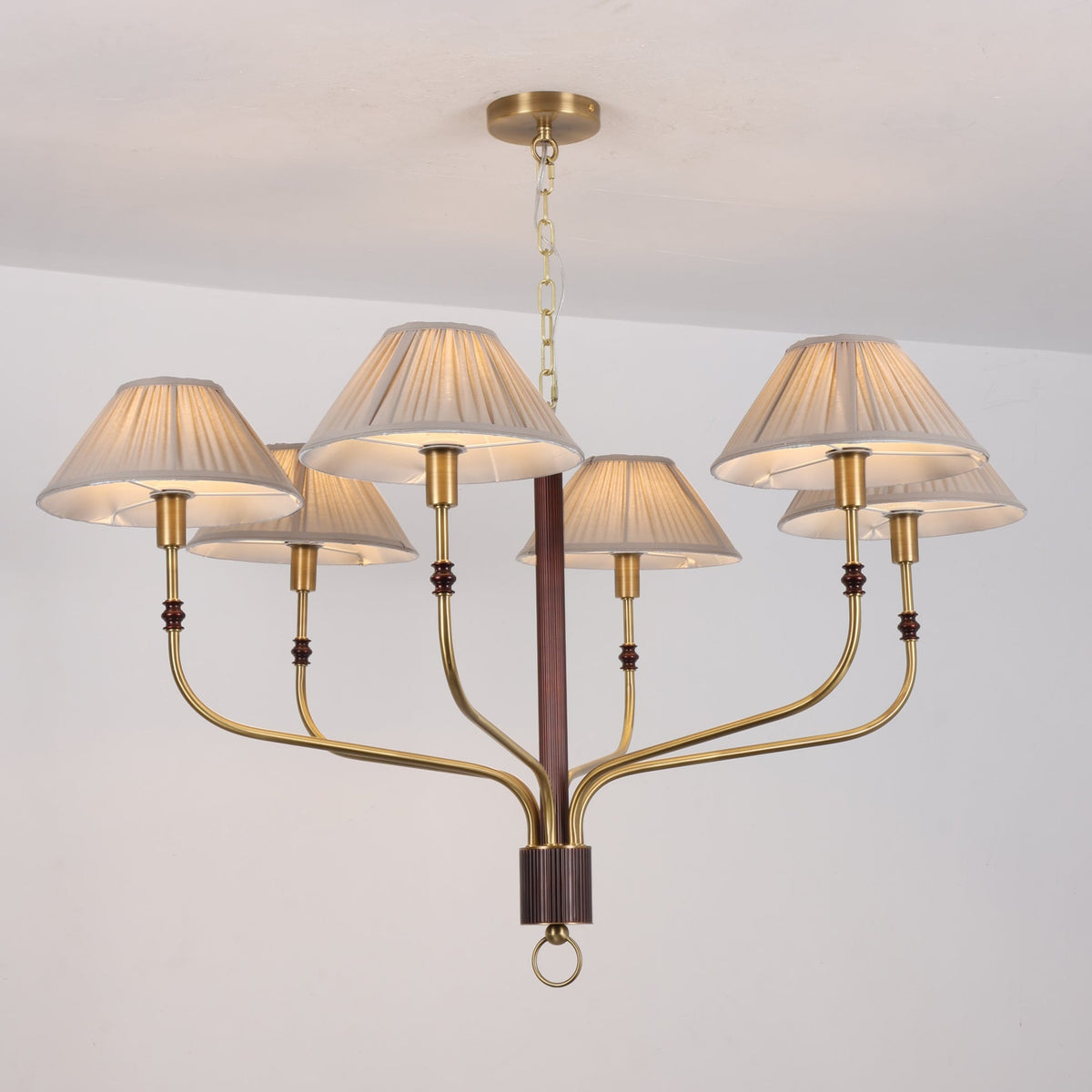Laurent Pleated Chandelier