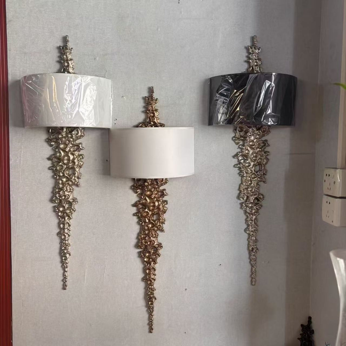 Lava Brass Wall Sconce