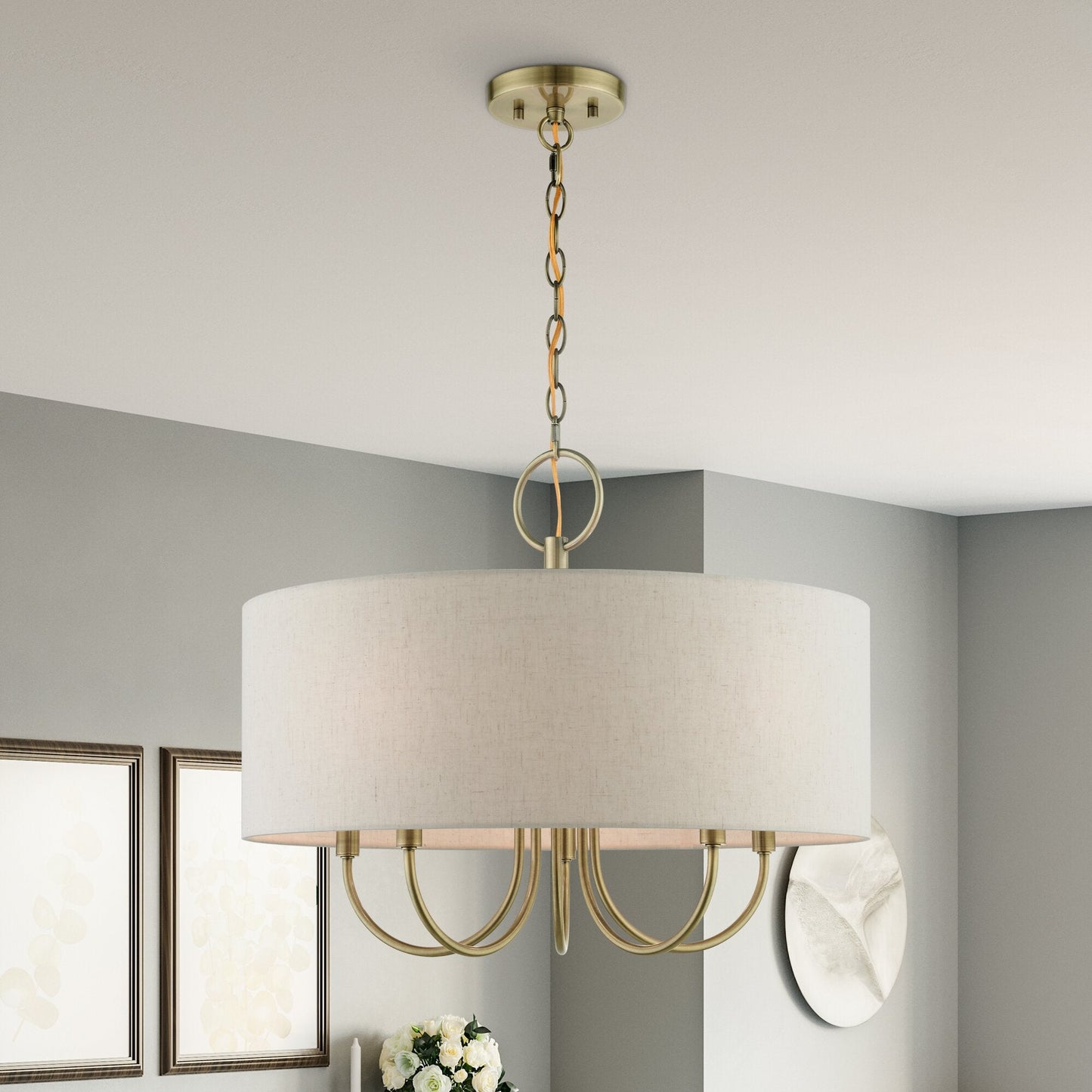 Raymond Drum Chandelier