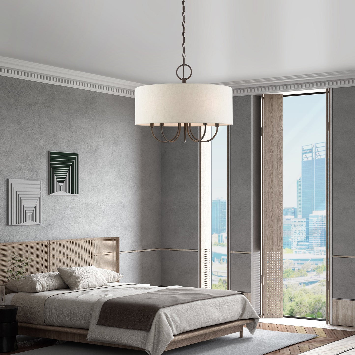 Raymond Drum Chandelier