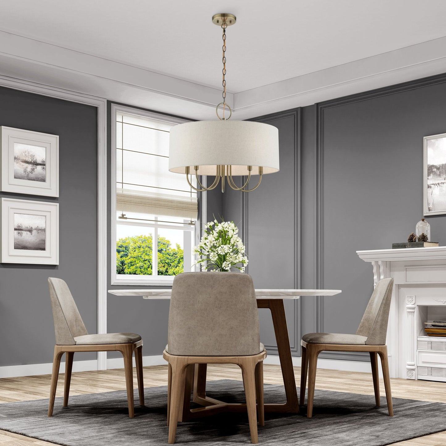 Raymond Drum Chandelier