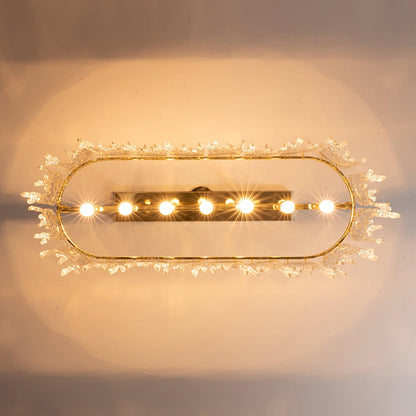 Rectangular Icicle Glass Chandelier