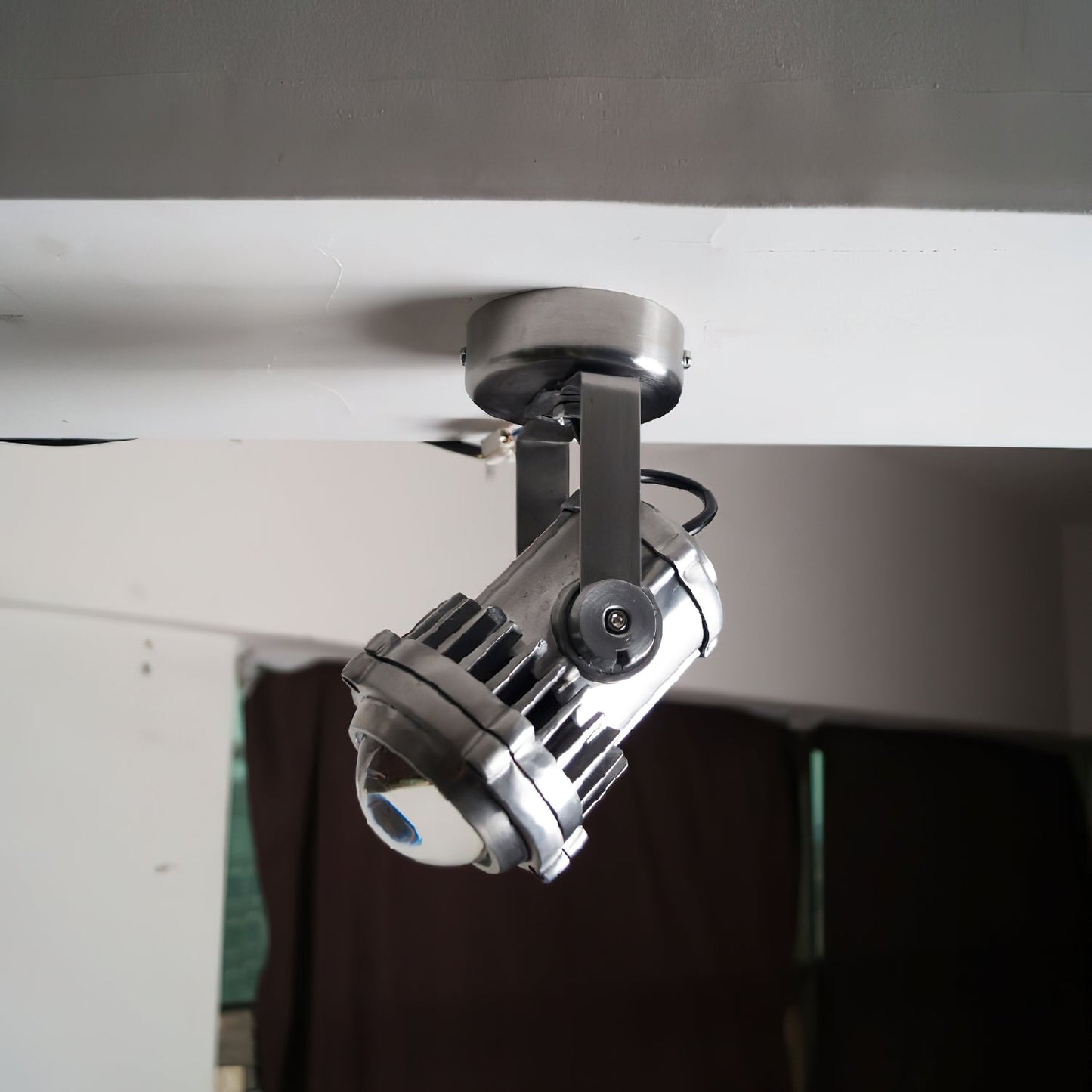 Retro Industrial Aluminum Spotlight
