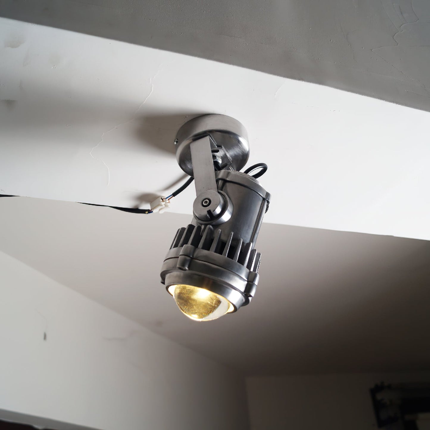 Retro Industrial Aluminum Spotlight