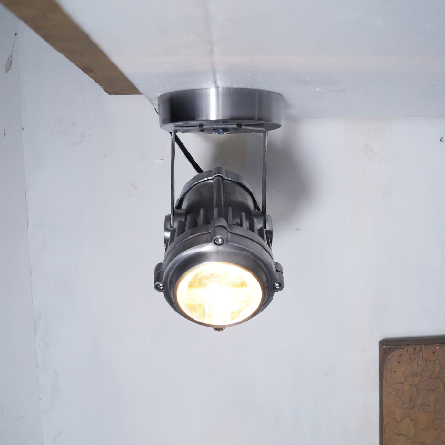 Retro Industrial Aluminum Spotlight