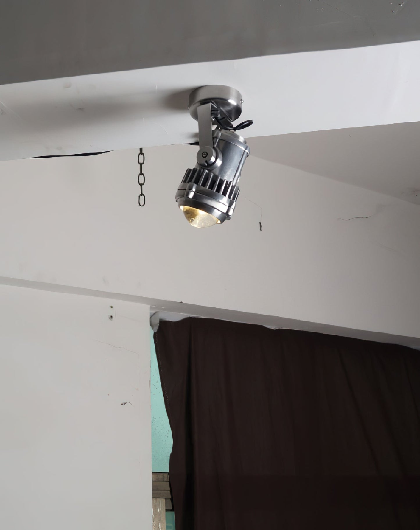 Retro Industrial Aluminum Spotlight