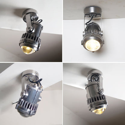 Retro Industrial Aluminum Spotlight