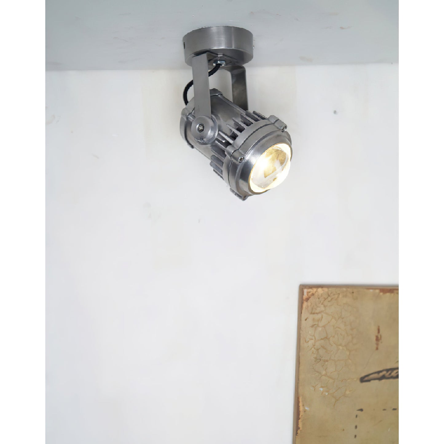 Retro Industrial Aluminum Spotlight