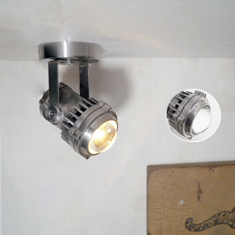Retro Industrial Aluminum Spotlight