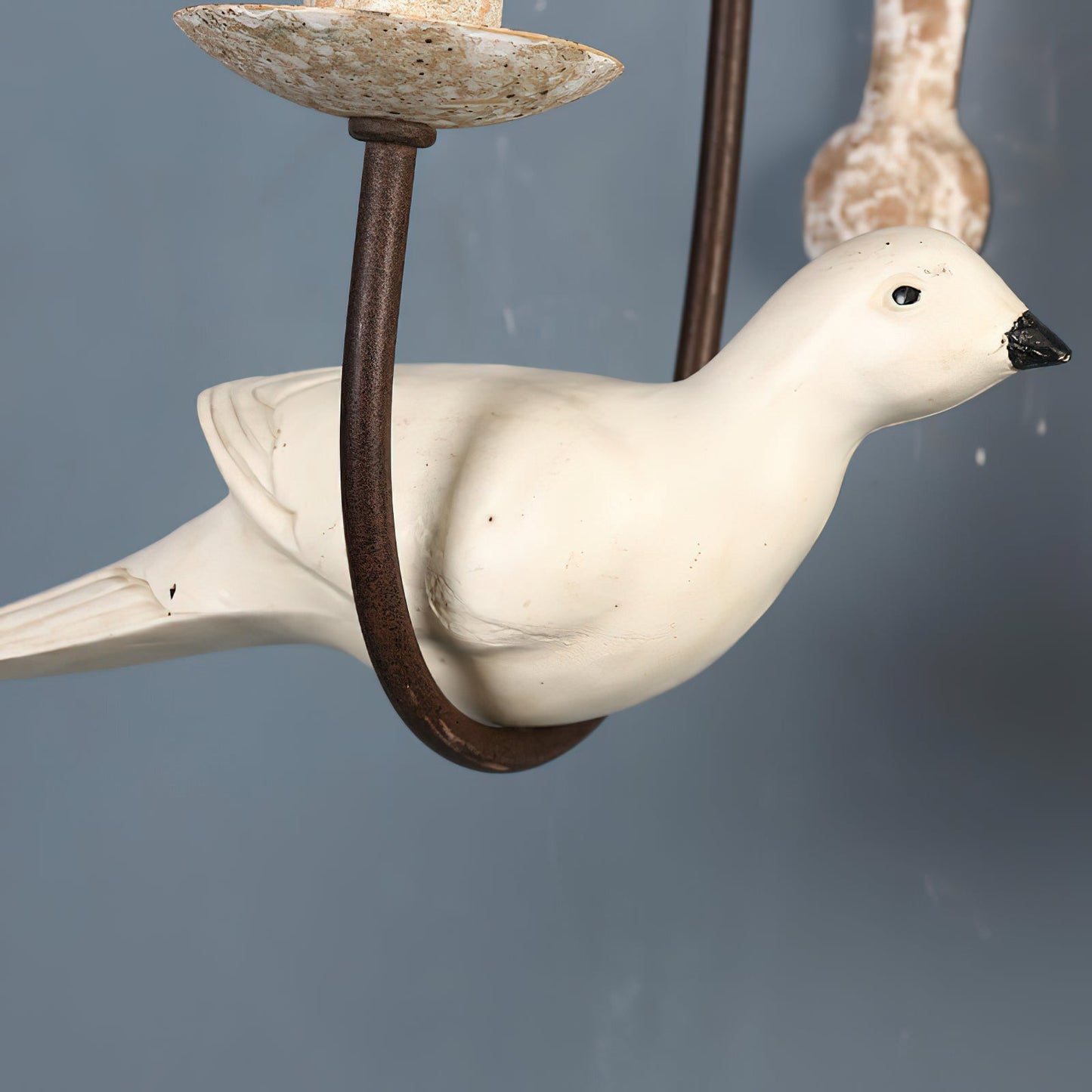 Retro Wooden Bird Wall Lamp