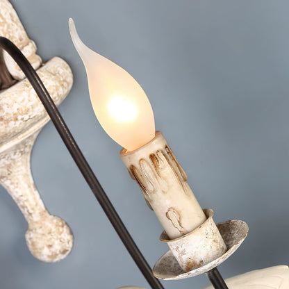 Retro Wooden Bird Wall Lamp