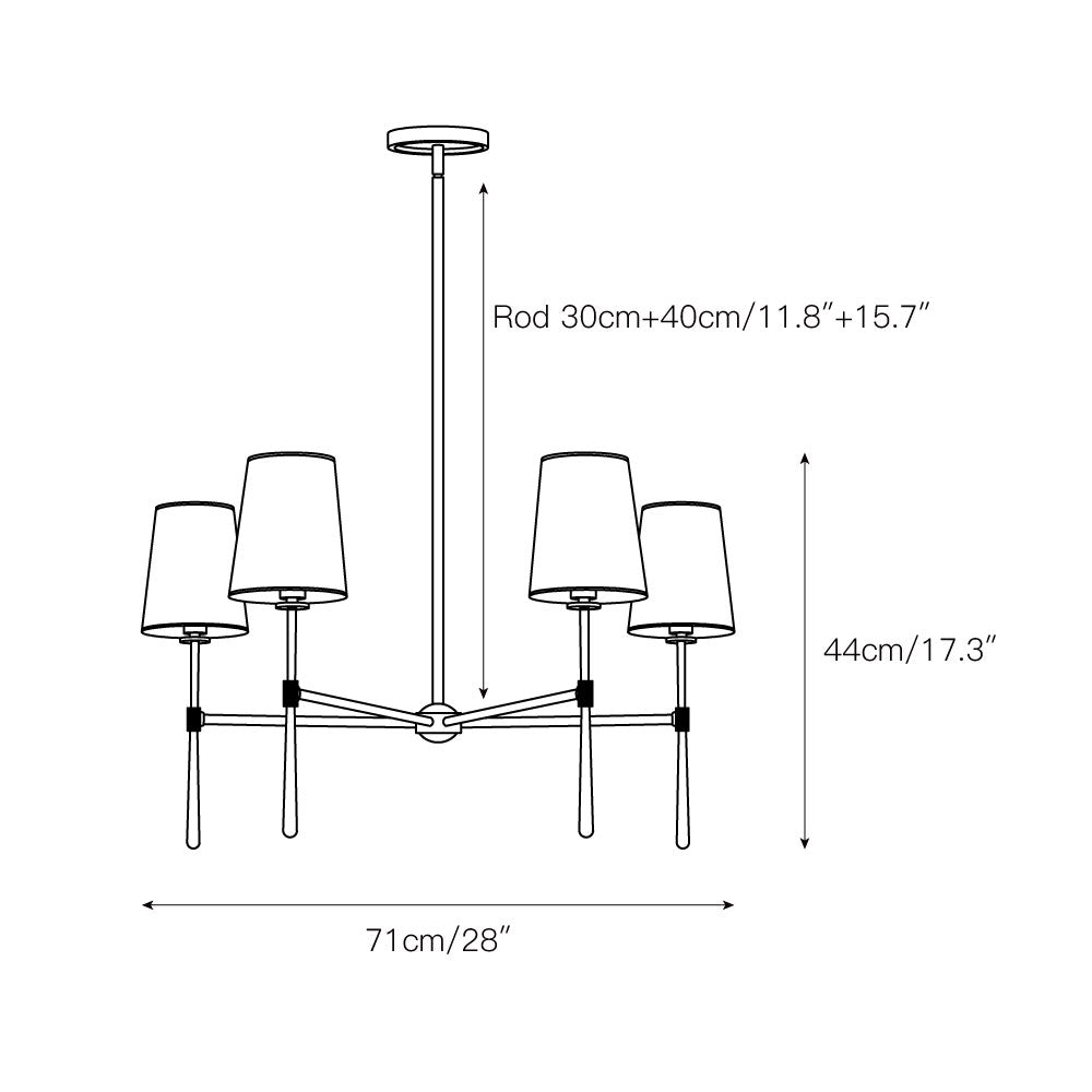 Rhodes Round Chandelier