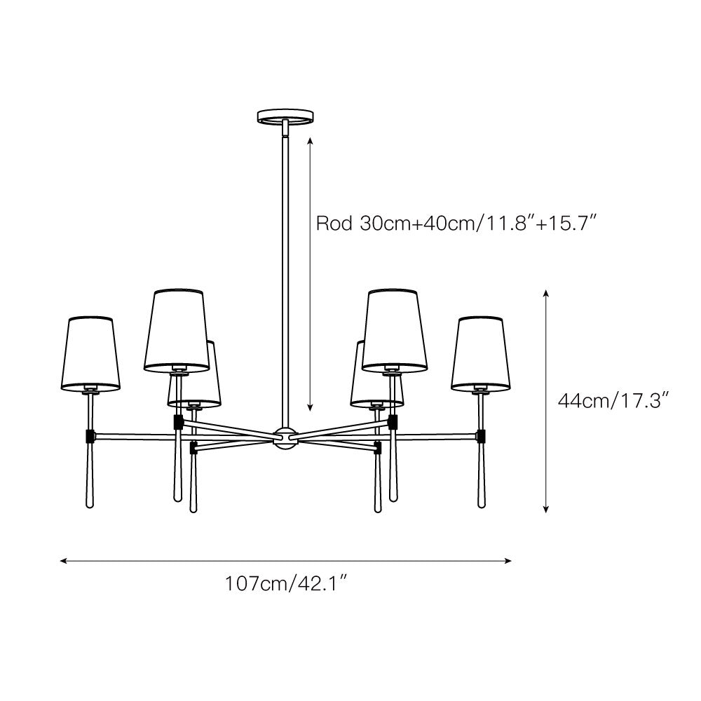 Rhodes Round Chandelier