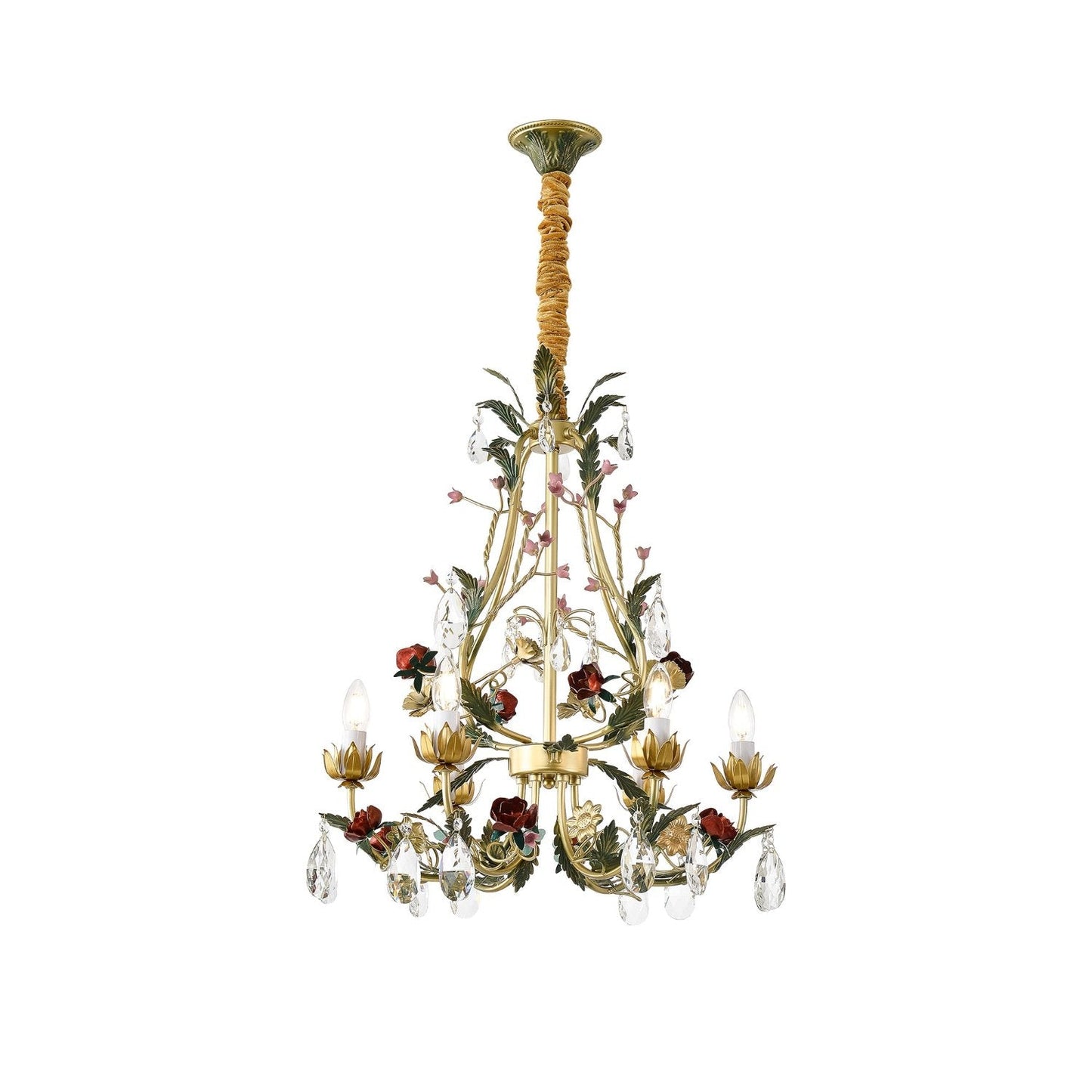 Rose Flowers Chandelier