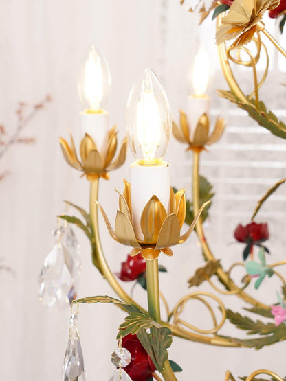 Rose Flowers Chandelier
