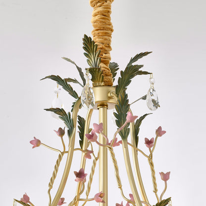 Rose Flowers Chandelier