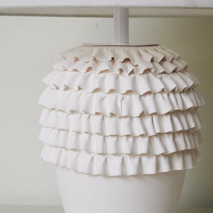 Ruffle Ceramic Table Lamp