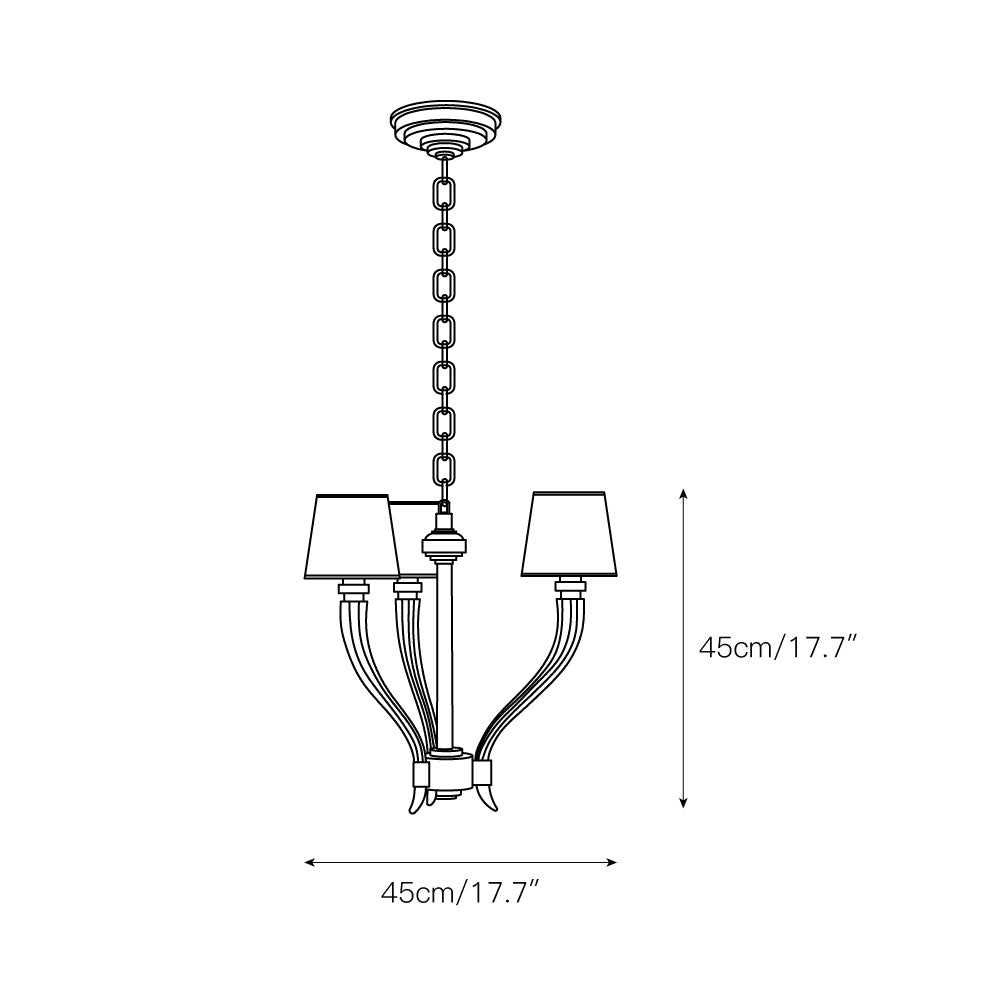 River Reed Chandelier
