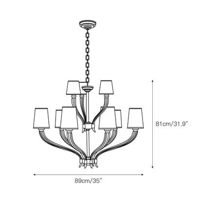 River Reed Chandelier