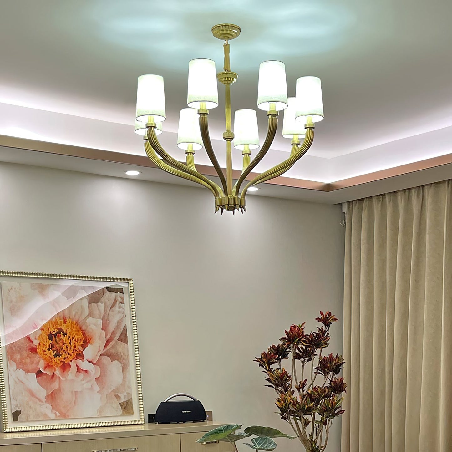 River Reed Chandelier