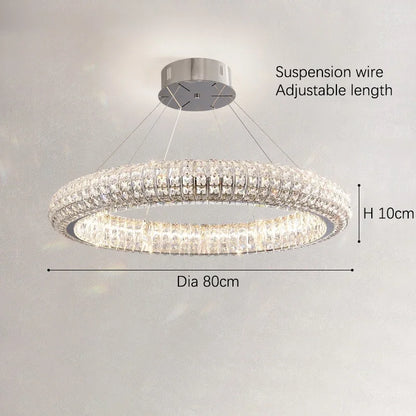Bacci Crystal Modern Chandelier