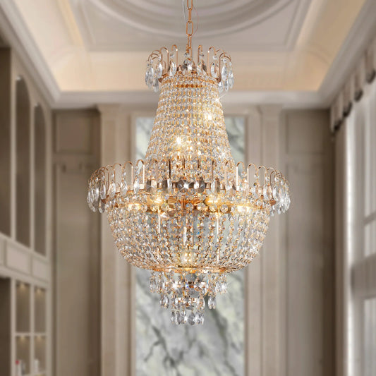 French Empire Crystal Chandelier