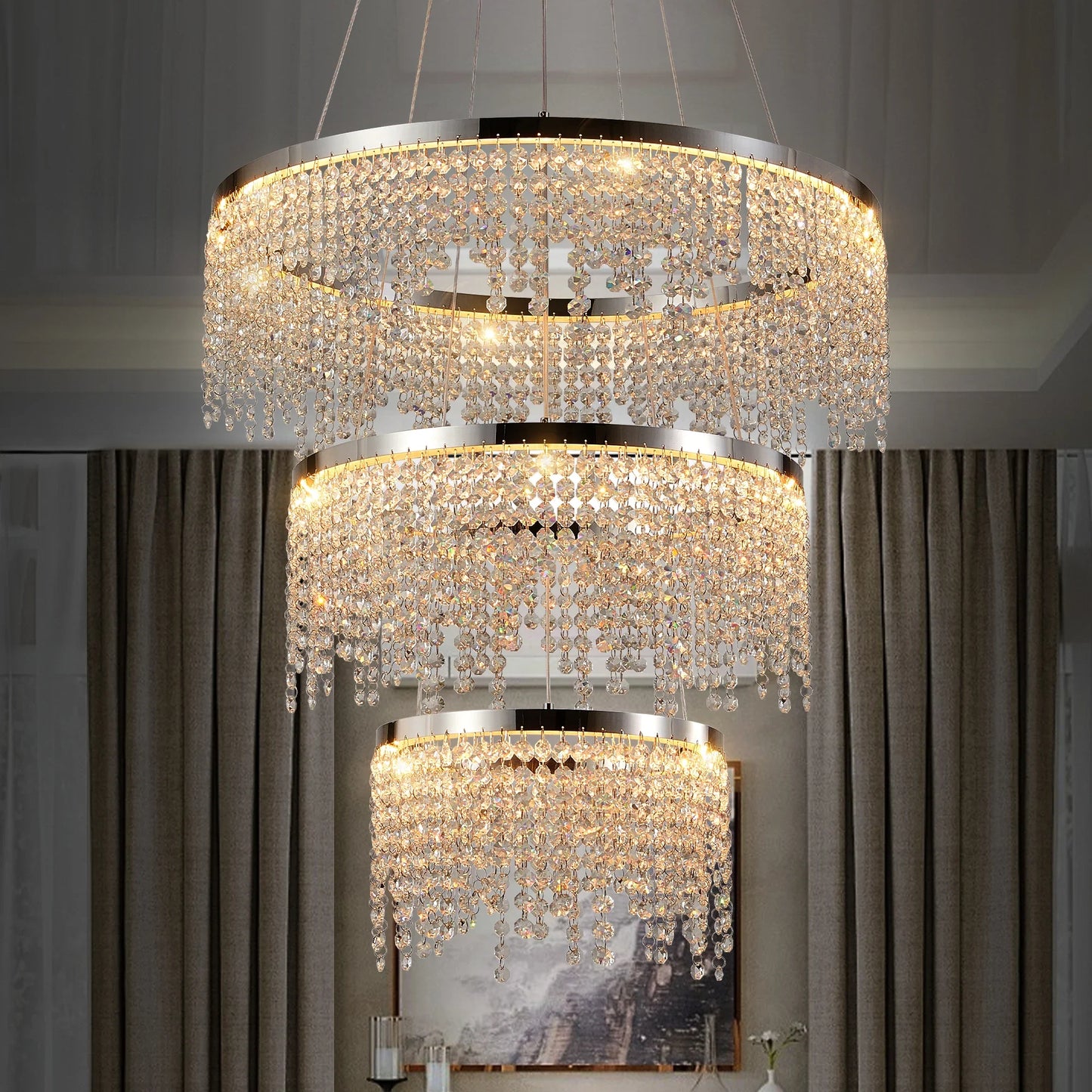 Alleri Crystal Foyer Chandelier