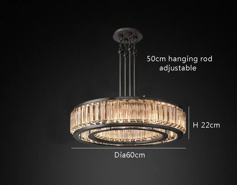 Romano Crystal Modern Chandelier