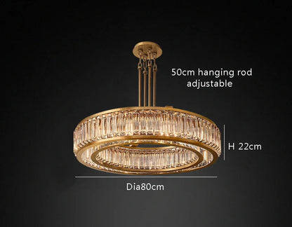 Romano Crystal Modern Chandelier