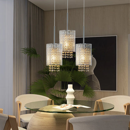 Alleri Crystal Pendant Lights, Set Of 3