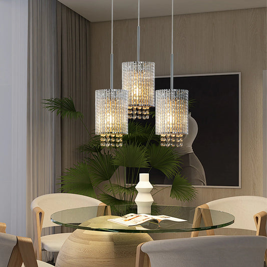 Alleri Crystal Pendant Lights, Set Of 3