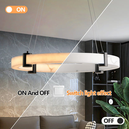 23.6" Marble Light Fixture