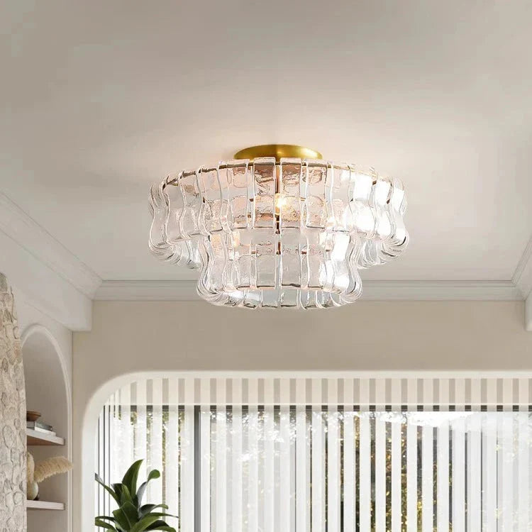 Riviera Flush Mount Chandelier