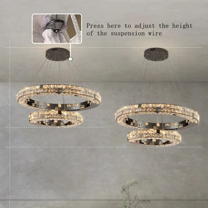 Bacci Ring Modern Chandelier