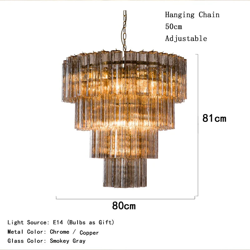 Burney Glass Chandelier