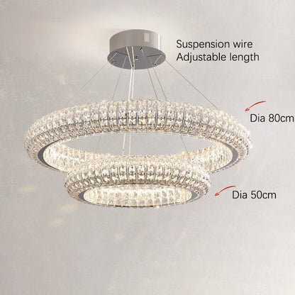 Bacci Crystal Modern Chandelier