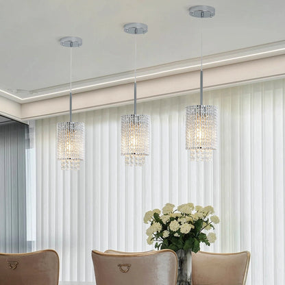 Alleri Crystal Pendant Lights, Set Of 3