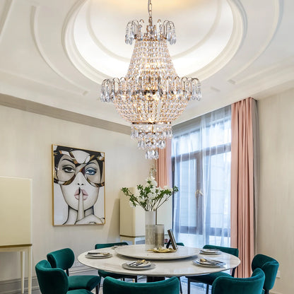 French Empire Crystal Chandelier