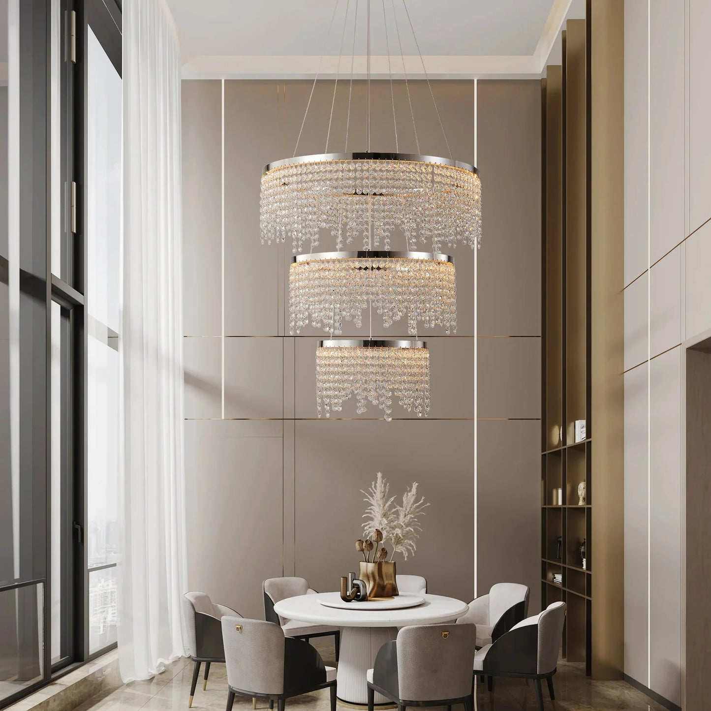 Alleri Crystal Foyer Chandelier