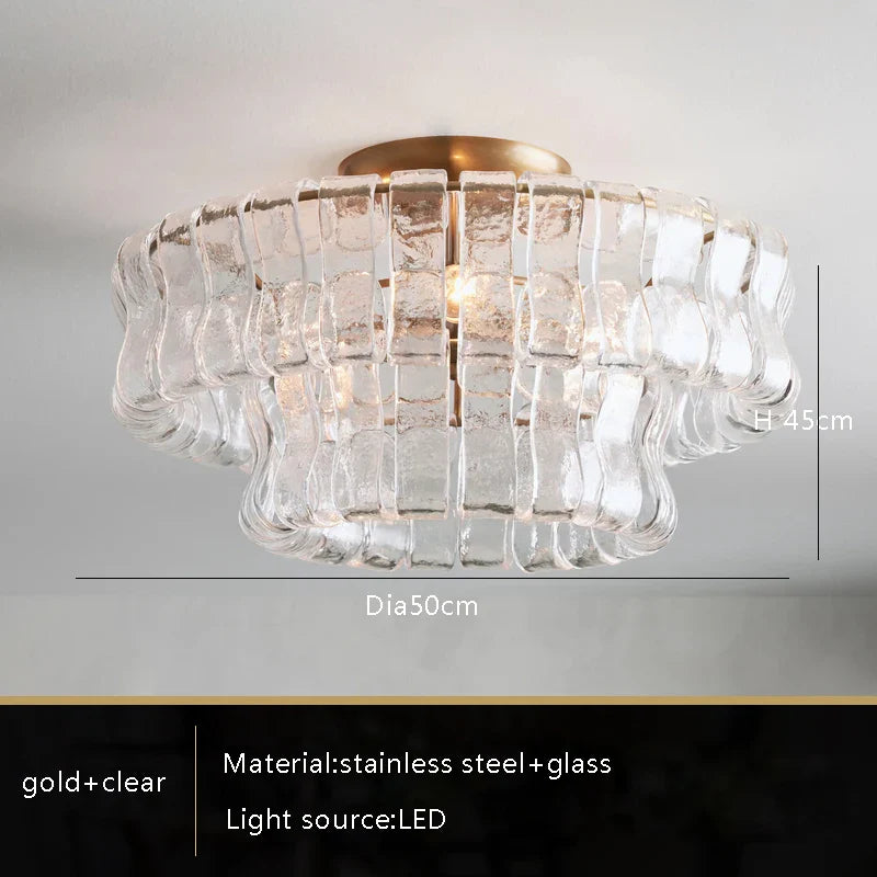 Riviera Flush Mount Chandelier