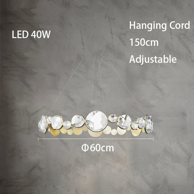 Diamante Crystal Ceiling Light Fixture
