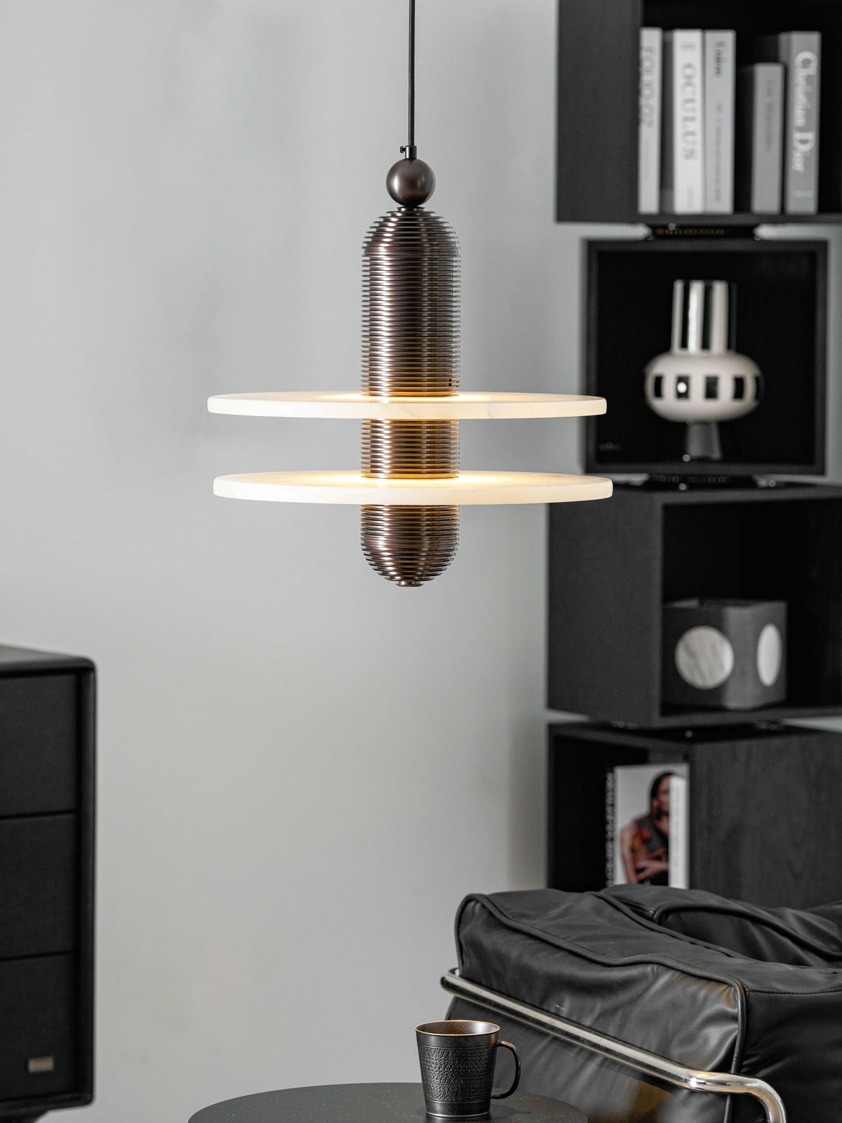 Alabaster Comet Pendant Lamp