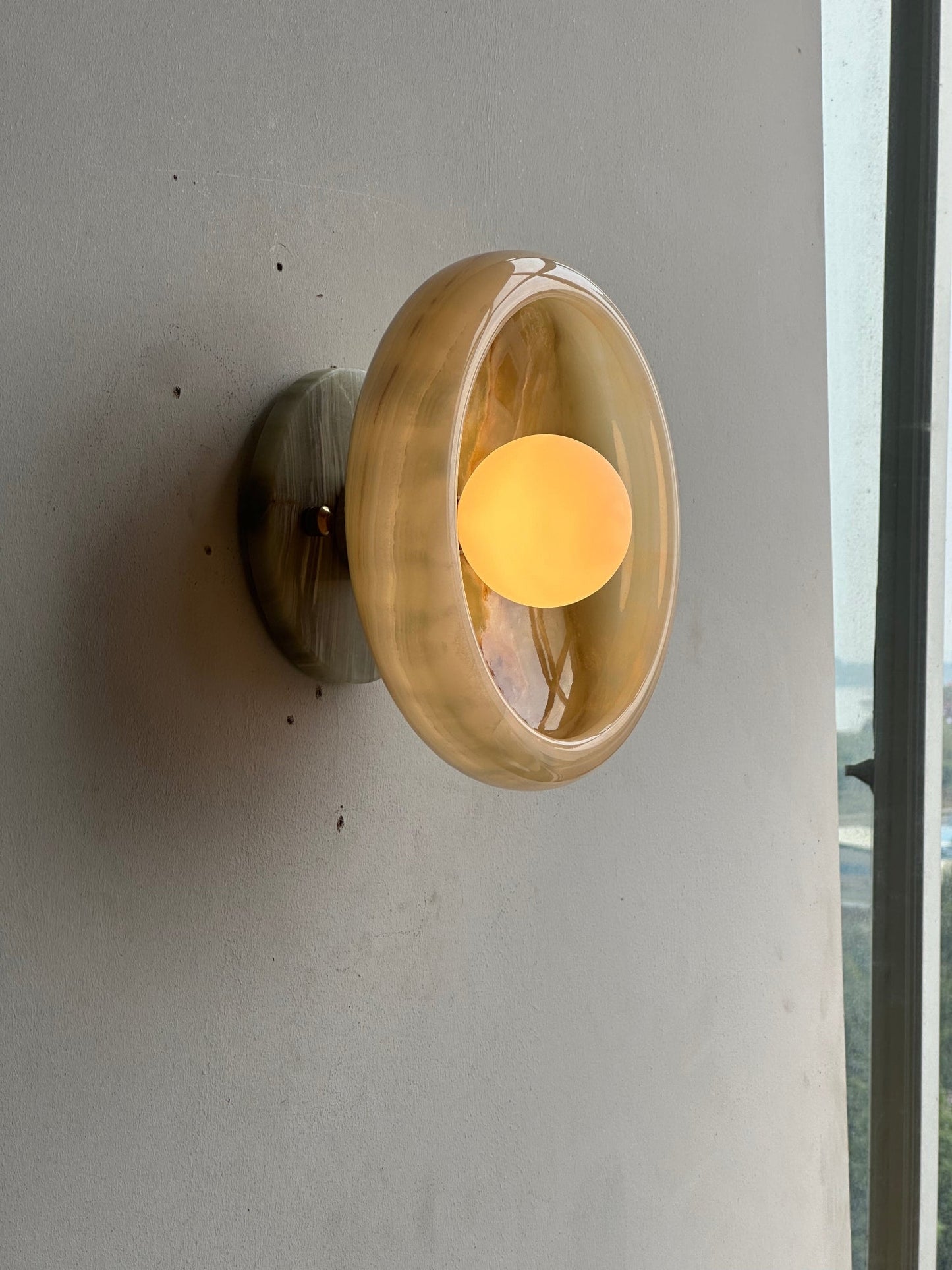 Savion Marble Wall Lamp