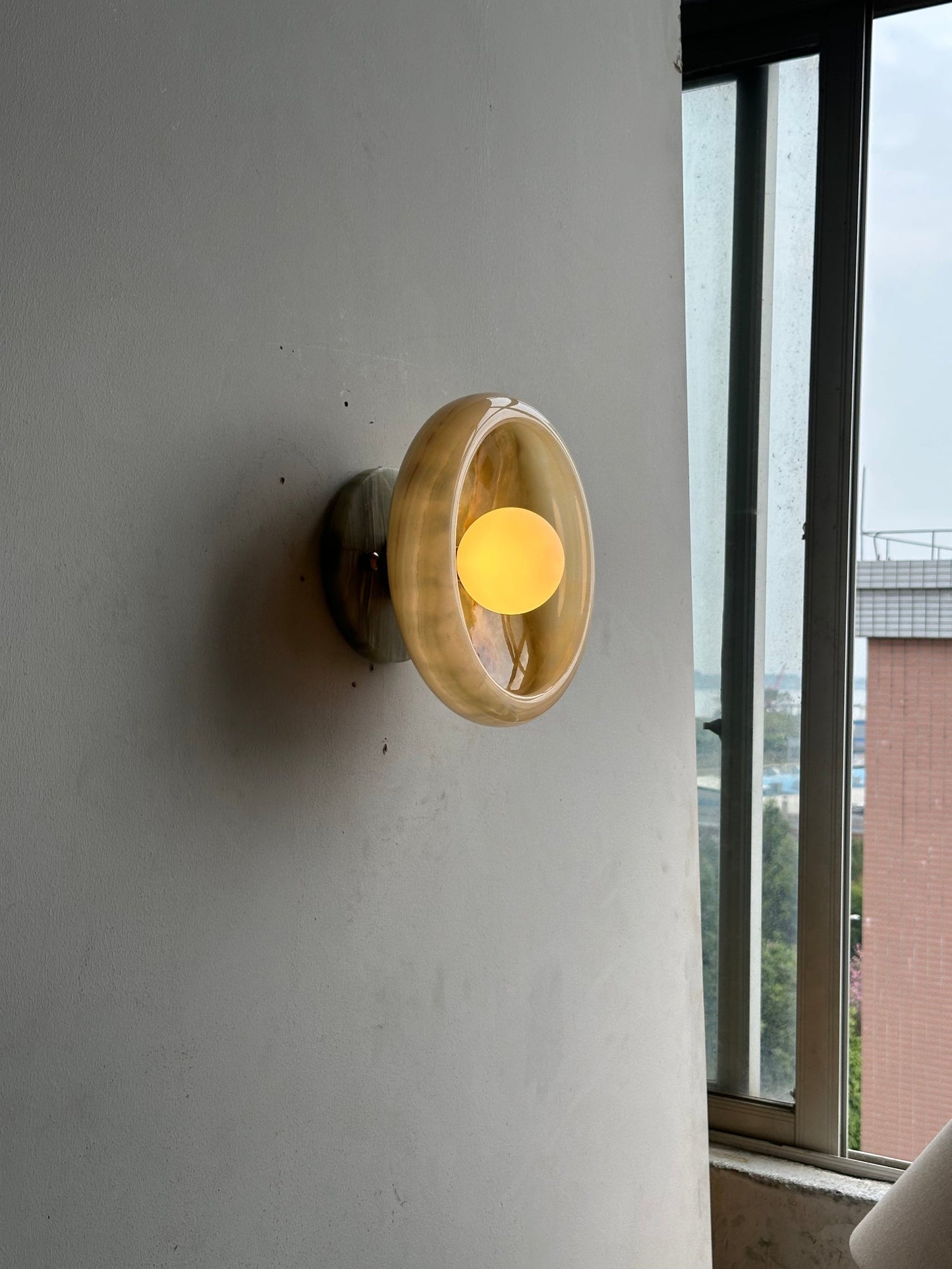 Savion Marble Wall Lamp