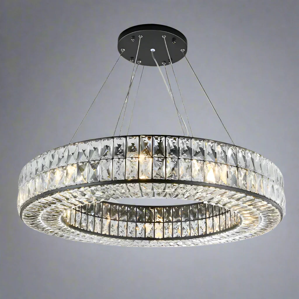 Bacci Crystal Modern Chandelier