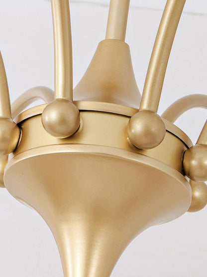 Sculptural Glass Chandelier