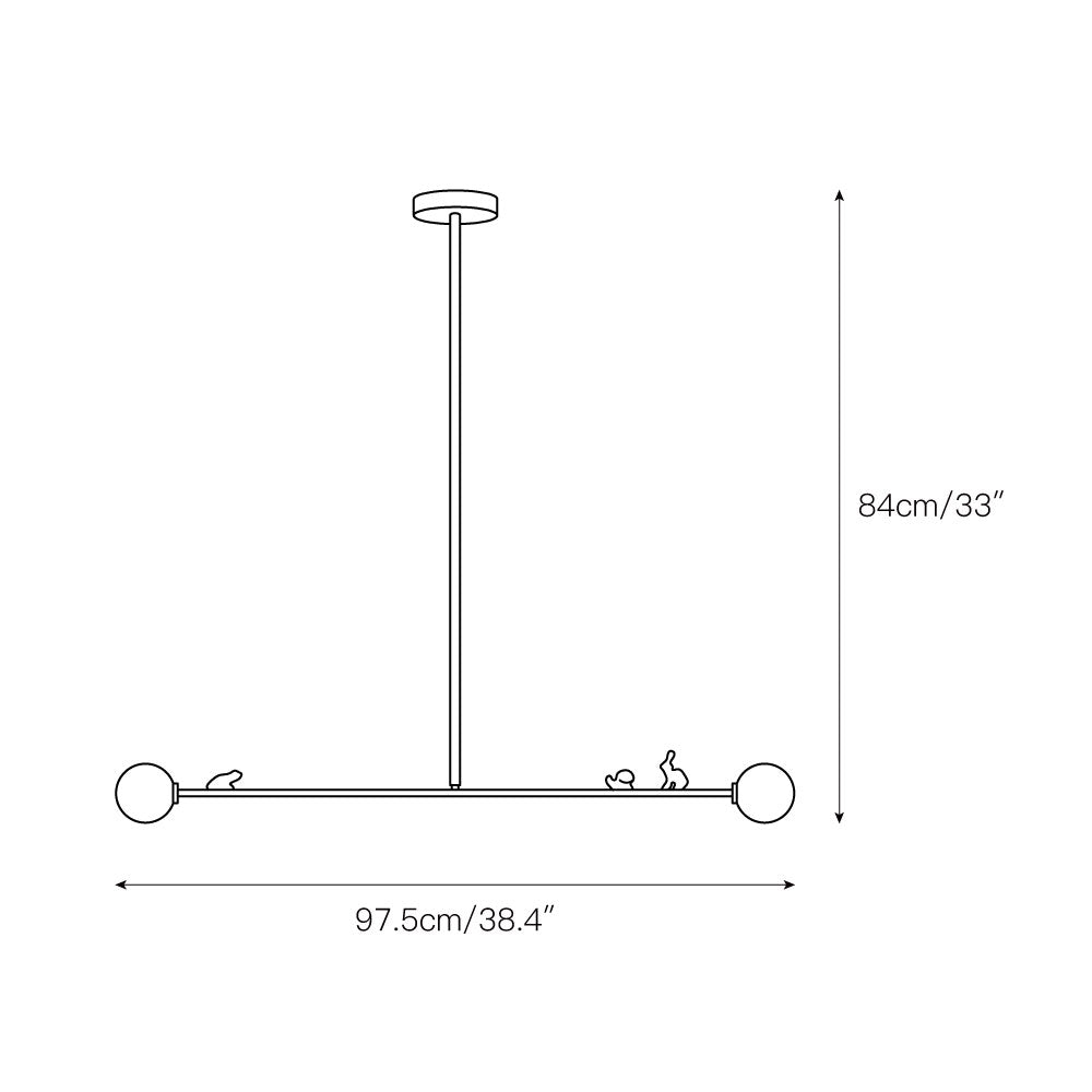 See Saw Pendant Lamp