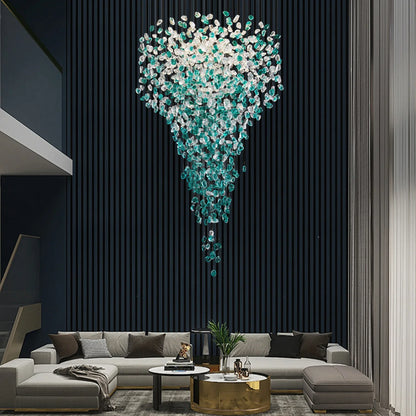 Crystal Pendant Foyer Chandelier